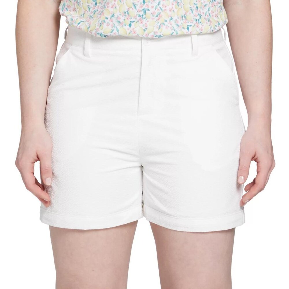 Walter Hagen Women's Clubhouse Traditional 5” Seersucker Golf Shorts